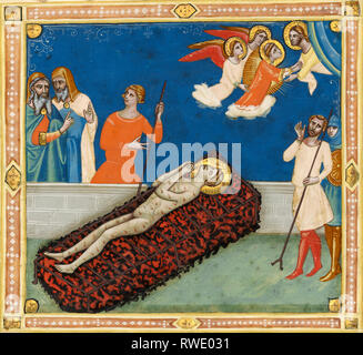 Le Martyre de Saint Laurent ; Pacino di Bonaguida (Italien), Florentin (actif vers 1303 - 1347 environ) ; Florence, Italie ; environ 1340 Tempera et ; Banque D'Images