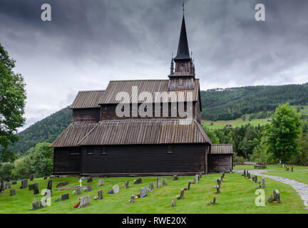 Kaupanger Stave church Banque D'Images