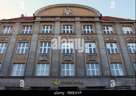 Bâtiment Poste polonaise de Gdansk Banque D'Images