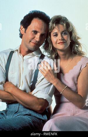 BILLY CRYSTAL, MEG RYAN, Quand Harry rencontre Sally..., 1989 Banque D'Images