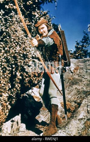 ERROL FLYNN, les aventures de Robin des Bois, 1938 Banque D'Images