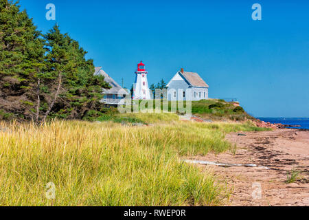 Phare, île Panmure, Prince Edward Island, Canada Banque D'Images