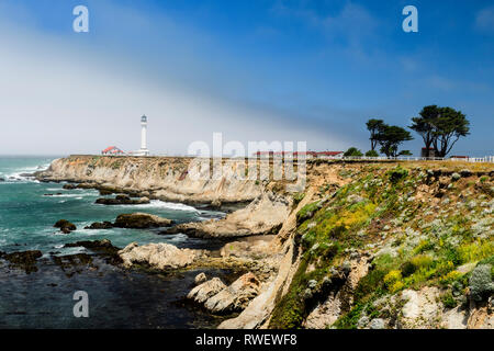 Le phare de Point Arena, California, USA Banque D'Images