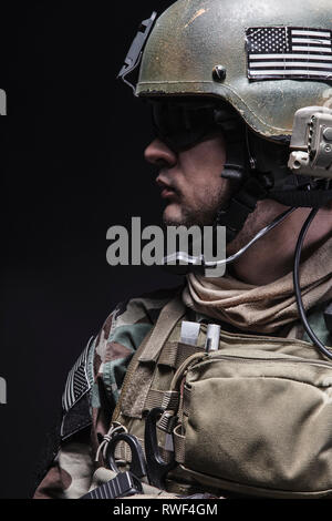 U.S. Marine Corps special operations command Marsoc raider. Banque D'Images