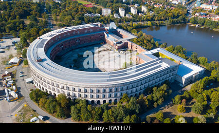 Hall de congrès ou Kongresshalle et Centre de Documentation, parti nazi, rallye ou Reichsparteitagsgelände, Nuremberg, Allemagne Banque D'Images