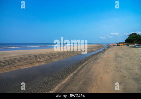 Tarkarli beach, Sindhudurga, Maharashtra, Inde. Banque D'Images