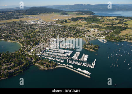 Marina Van Isle, Sidney, C.-B., l'île de Vancouver, Canada Banque D'Images