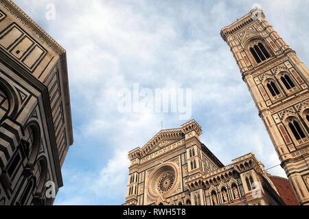 Cattedrale di Santa Maria del Fiore (Cathédrale de Sainte Marie de la fleur), Florence, Italie Banque D'Images