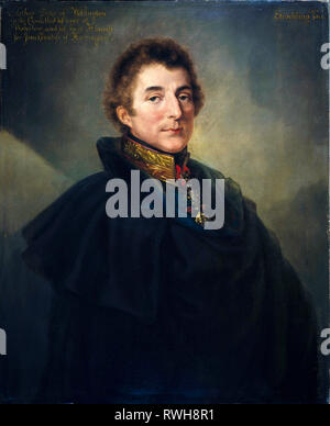 Le Maréchal Arthur Wellesley, KG GCB (1769-1852), premier duc de Wellington, portrait, 1820 par Peter Edward Stroehling Banque D'Images