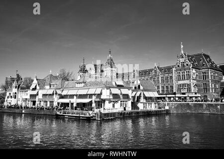 Quelque part à Amsterdam, Pays-Bas Banque D'Images