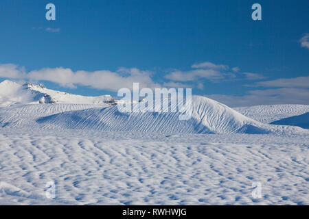 Vue sur glacier Vatnajoekull, de l'eau, l'un des plus grands en Europe. Parc national de l'Islande, Vatnajoekull Banque D'Images