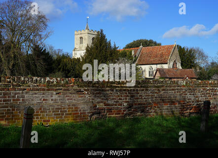 L'église de St Andrew et St Mary, Grantchester Banque D'Images