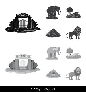 L'éléphant,porte,arbres,cave,lion,mignon,ours,sable,brique,creche,mound grizzly,jungle,mur,,Afrique,grass,rock,mane,sortir,France,paysage,tête,ouvert,croissance fierté,évidement,chemin,feuilles,coffre,nature,faune,fun,animation,parc,zoo,Safari,animal,flore,forêt,set,icône,,illustration,collection,isolé,design,graphisme,élément vecteur vecteurs,signer , Illustration de Vecteur