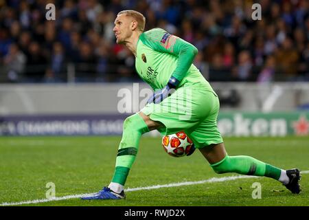 Porto, Portugal. 08Th Mar, 2019. Olsen pendant le match entre Porto et tenue à Rome Estádio do Dragão dans Porto, PT. Le match est la deuxième valide pour la ronde de 16 de la Ligue des Champions 2018/19. Crédit : Marco Galvão/FotoArena/Alamy Live News Banque D'Images