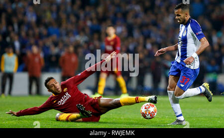 Porto, Portugal. 08Th Mar, 2019. Fernando pendant le match entre Porto et tenue à Rome Estádio do Dragão dans Porto, PT. Le match est la deuxième valide pour la ronde de 16 de la Ligue des Champions 2018/19. Crédit : Marco Galvão/FotoArena/Alamy Live News Banque D'Images