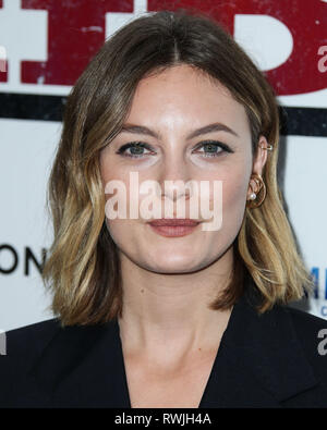 HOLLYWOOD, LOS ANGELES, CA, USA - MARS 06 : L'actrice Leila George arrive à la première de Los Angeles de Lionsgate 'Le Kid' s'est tenue au cinéma ArcLight Hollywood le 6 mars 2019 à Hollywood, Los Angeles, Californie, États-Unis. (Photo par Xavier Collin/Image Press Office) Banque D'Images