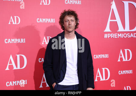 Madrid, Espagne. Mar 6, 2019. David Lopez vu sur le tapis rouge au cours de la XIIE Édition de l'architecture d'Intérieur, Design et Architecture Awards organisée par le magazine AD dans le Teatro Real de Madrid. Credit : Jésus Encarna SOPA/Images/ZUMA/Alamy Fil Live News Banque D'Images