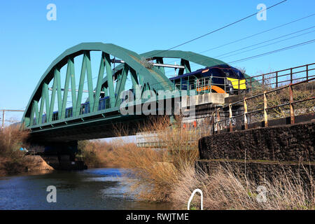 180 classe Zephyr, Grand Central Trains, East Coast Main Line Railway, Newark on Trent, Nottinghamshire, Angleterre, Royaume-Uni Banque D'Images