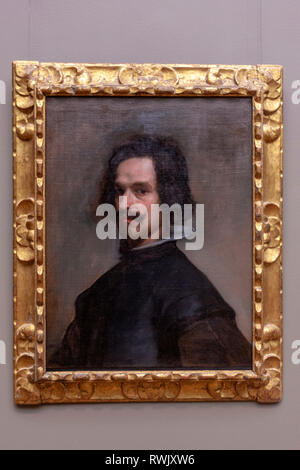 Portrait d'un homme, par Diego Velázquez, le Metropolitan Museum of Art, Manhattan, New York USA Banque D'Images