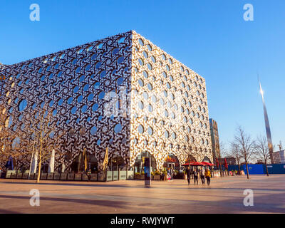 Ravensbourne University London dans la péninsule de Greenwich - sud-est de Londres, Angleterre Banque D'Images