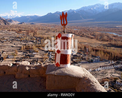 Le monastère de Thiksey, également connu sous le nom de "petit Potala", près de Leh (Ladakh) Banque D'Images