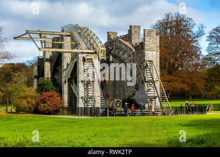 Château de Birr et télescope ; County Offaly, Birr, Irlande Banque D'Images