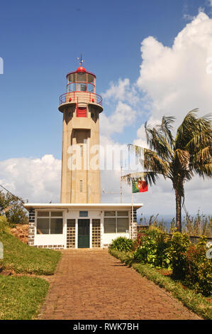 Autour de Madère - Ponta de São Jorge Lighthouse Banque D'Images