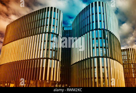 Point principal Pankrac immeuble de bureaux du centre-ville zone Pankrác gratte-ciel à Prague, République Tchèque Banque D'Images