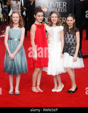 Apr 12, 2015 - Londres, Angleterre, Royaume-Uni - l'Olivier Awards 2015, Royal Opera House, Covent Garden - La photo montre des arrivées : les clients Banque D'Images