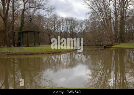 Jardin West Green House, Thackham's Lane, près de Hartley Wintney, Hook Hampshire RG27 8JB Banque D'Images