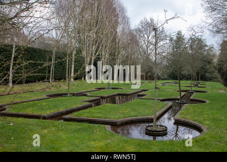 Jardin West Green House, Thackham's Lane, près de Hartley Wintney, Hook Hampshire RG27 8JB Banque D'Images