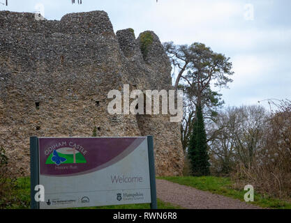 Odiham Castle,Odiham, Hampshire, RG29 1HQ UK Banque D'Images