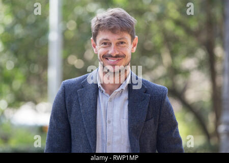 Rom E, Italie. 08Th Mar, 2019. Giorgio Pasotti durant la photocall de la fiction produite par Mediaset italien 'Il Silenzio dell'acqua" Crédit : Matteo Nardone/Pacific Press/Alamy Live News Banque D'Images