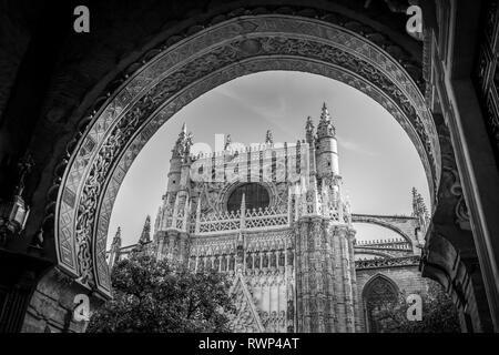 La Cathédrale de Séville, Séville, Espagne, province de Séville Banque D'Images