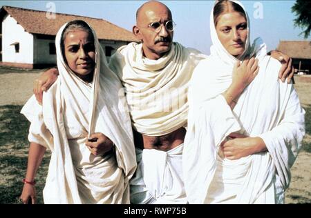 BEN KINGSLEY, Gandhi, 1982 Banque D'Images