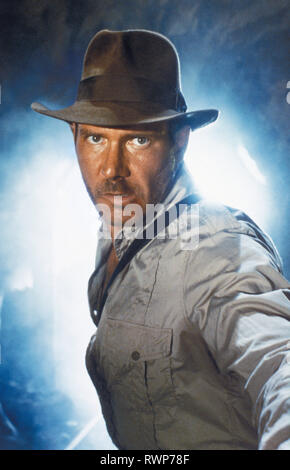 HARRISON FORD, INDIANA JONES ET LE TEMPLE maudit, 1984 Banque D'Images