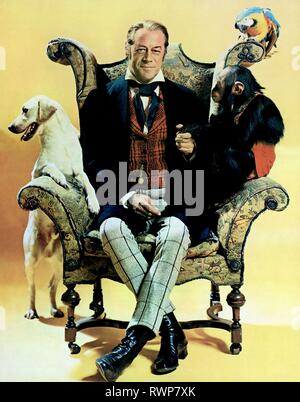 REX HARRISON, Docteur Dolittle, 1967 Banque D'Images