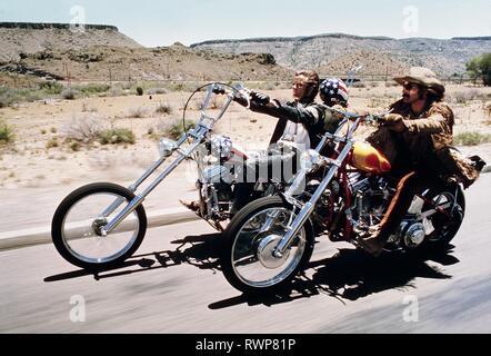 FONDA, HOPPER, EASY RIDER, 1969 Banque D'Images