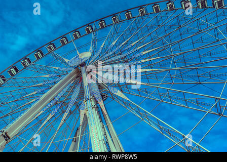 La grande roue sur la Place de la Concorde à Paris Banque D'Images