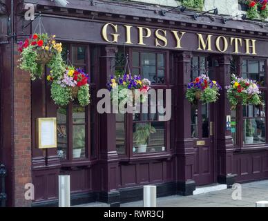 La spongieuse pub et restaurant à Greenwich, Londres, Angleterre. Banque D'Images