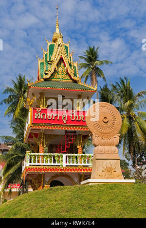 Wat Ong Teu Vientiane Laos Banque D'Images