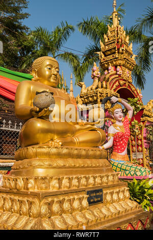 Wat Si Muang Vientiane Laos Banque D'Images