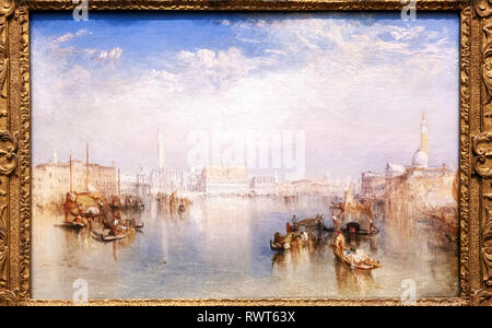 Joseph Mallord William Turner, Vue de Venise Le Palais Ducal Dogana et une partie de San Giorgio, le Metropolitan Museum of Art, New York Banque D'Images