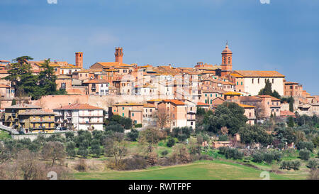 Ancien village Torrita di Siena en Toscane Italie Banque D'Images