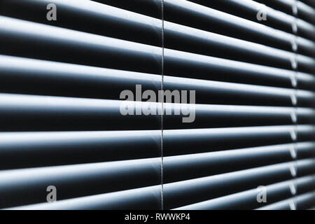 Fermé les stores horizontaux, close-up de fond photo Banque D'Images