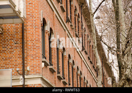 Quartier Bicocca à Milan, à l'ancienne usine, loft et l'université. Milan, 6 mars 2019 Banque D'Images