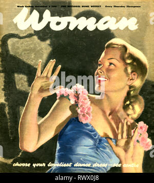 1940 Couverture du magazine femme britannique Banque D'Images