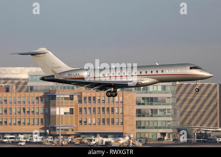 Avions à Stuttgart dans l'hiver 2018/2019 Banque D'Images