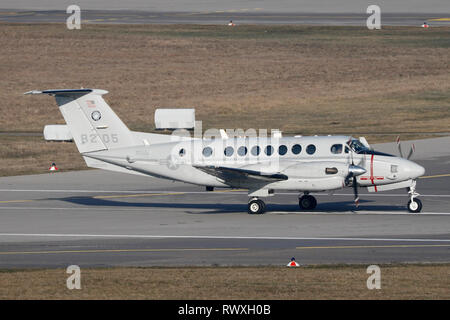 Avions à Stuttgart dans l'hiver 2018/2019 Banque D'Images