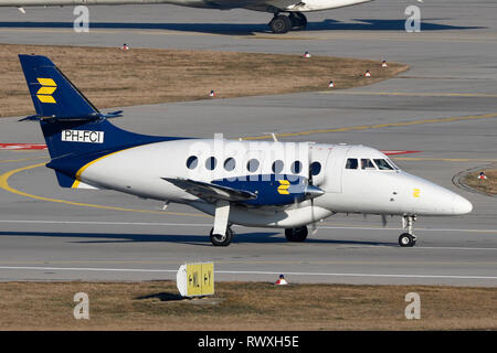Avions à Stuttgart dans l'hiver 2018/2019 Banque D'Images